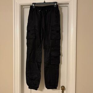 Black comfortable pants, size M
